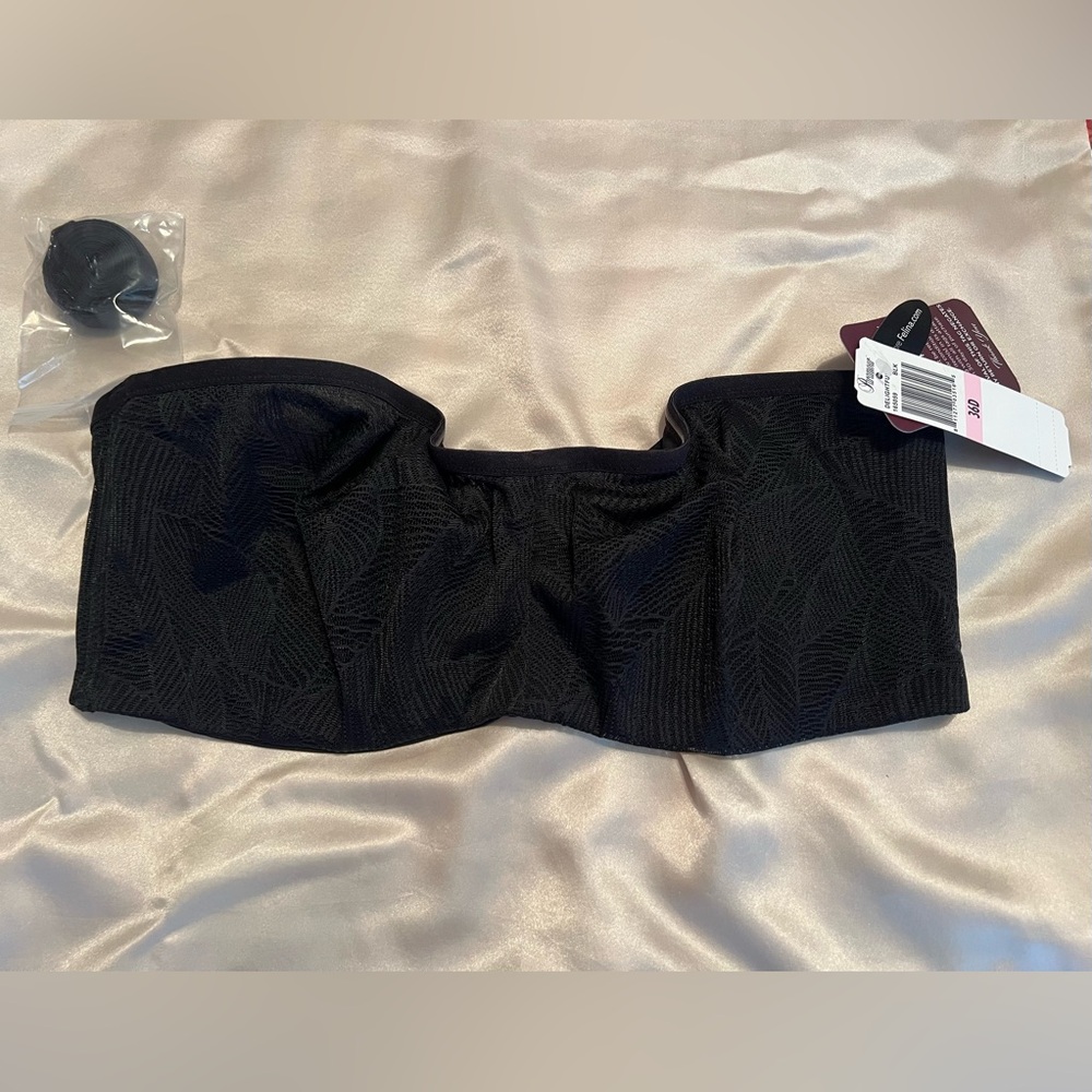 Paramour Black Strapless Bra